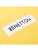 Benetton Kissen in Weiß/ Gelb