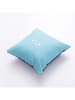 Benetton Kussen donkerblauw/lichtblauw - (L)40 x (B)40 cm