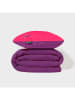 Benetton 4-delige beddengoedset paars/roze