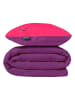 Benetton 4-delige beddengoedset paars/roze