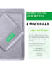 Benetton 3tlg. Handtuchset in Grau