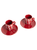 Benetton 2er-Set: Kaffeetassen in Rot/ Creme - 75 ml