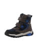 Lurchi Leder-Winterstiefel "Norris 1" in Anthrazit/ Blau