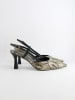 Bellucci Slingpumps in Hellbraun/ Schwarz
