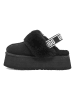 UGG Leder-Hausschuhe "Funkette" in Schwarz