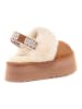 UGG Leder-Hausschuhe "Funkette" in Hellbraun