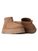 UGG Leder-Boots "Classic Mini Dipper" in Hellbraun