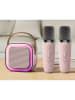 SWEET ACCESS 3tlg. Bluetooth-Karaoke-Set in Rosa
