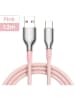 SmartCase USB-Typ-C-Kabel in Rosa - (L)1,2 m