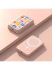 SWEET ACCESS Powerbank w kolorze jasnoróżowym ze wzorem - 10.000 mAh