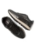 Lazamani Leder-Sneakers in Schwarz