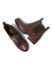 Lazamani Leren chelseaboots bruin