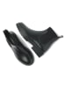 Lazamani Leder-Chelsea-Boots in Schwarz