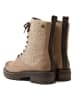 Lazamani Leren boots beige