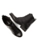 Lazamani Leder-Boots in Schwarz
