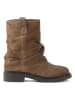 Lazamani Leder-Boots in Taupe