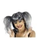 CHAKS Perücke "Zora" in Schwarz/ Weiß