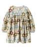 Lil Atelier Jurk "Talia" beige/meerkleurig