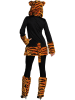 Party x People 2tlg. Kostüm "Tiger" in Schwarz/ Orange