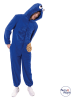 Party x People Kombinezon kostiumowy "Cookie monster" w kolorze niebieskim