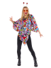 amscan 3-delig kostuum "90's Hippie Poncho Onesie" meerkleurig