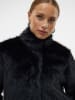 Vero Moda Kunstpelzjacke "Monroe Short" in Schwarz