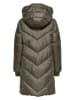 JDY Płaszcz pikowany "SKYLAR PADDED HOOD" w kolorze khaki