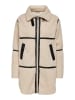 JDY Teddyjacke "Frosty Teddy Long Jacket" in Beige