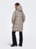 ONLY Płaszcz pikowany w kolorze szarobrązowym