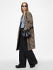 Pieces Übergangsmantel in Beige/ Schwarz