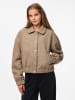 Pieces Teddyjacke "Pcnadia" in Camel