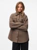 Pieces Teddyjacke "Pcoline" in Camel