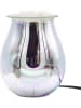 Candle Brothers Elektrische Duftlampe "Jupiter" in Silber - (H)16 x Ø 12 cm