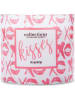 Colonial Candle Duftkerze "Kisses" in Rosa/ Weiß - 411 g