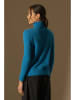 Perfect Cashmere Kaschmir-Rollkragenpullover "Ashley" in Blau