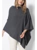Perfect Cashmere Kaschmir-Poncho "Tamara" in Grau