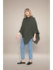 Perfect Cashmere Kasjmieren poncho "Tamara" kaki