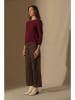 Perfect Cashmere Kaszmirowy sweter "Vanessa" w kolorze bordowym