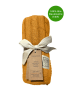 Kaiser Naturfellprodukte Babydecke "Cable Knitt" in Gelb - (L)100 x (B)80 cm
