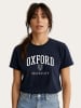 WOOOP Shirt "Oxford University" in Dunkelblau