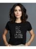 WOOOP Shirt "Be patient" zwart