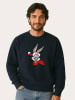 WOOOP Sweatshirt "Looney Tunes Bugs Bunny" donkerblauw