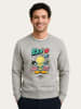 WOOOP Sweatshirt "Loneley tunes Tweety 80th Bad" in Grau