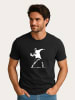 WOOOP Shirt "Banksy Festival Cup Thrower" zwart