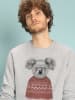 WOOOP Sweatshirt "Winter Koala" grijs
