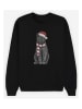 WOOOP Bluza "Xmas Cat" w kolorze czarnym