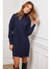 So Cachemire Strickkleid "Abufera" in Dunkelblau