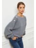 So Cachemire Pullover "Cornella" in Grau