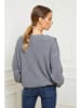 So Cachemire Pullover "Cornella" in Grau