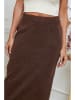 So Cachemire Spódnica dzianinowa "Doristo" w kolorze brązowym